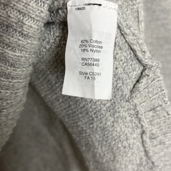 MADEWELL Womens Size m Gray Chronicle Texture Pullover Sweater Style C5241 - Picture 6 of 7